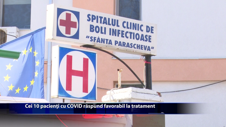 Cei 10 pacienti cu COVID raspund favorabil la tratament