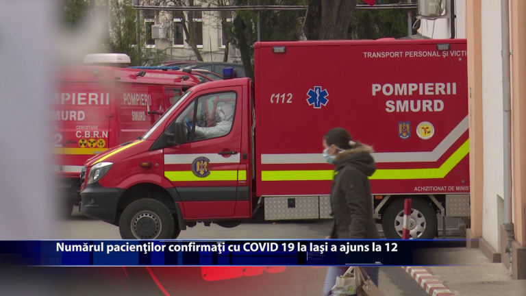 Numarul pacientilor confirmati cu COVID 19 la Iasi a ajuns la 12
