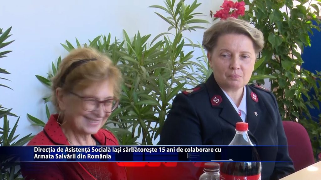 Directia de Asistenta Sociala Iasi sarbatoreste 15 de colaborare cu Aramata Salvarii din Romania