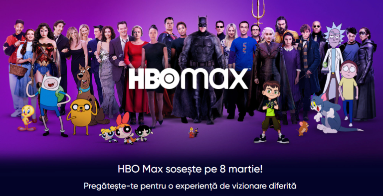 HBO Max va fi disponibil în România din luna martie
