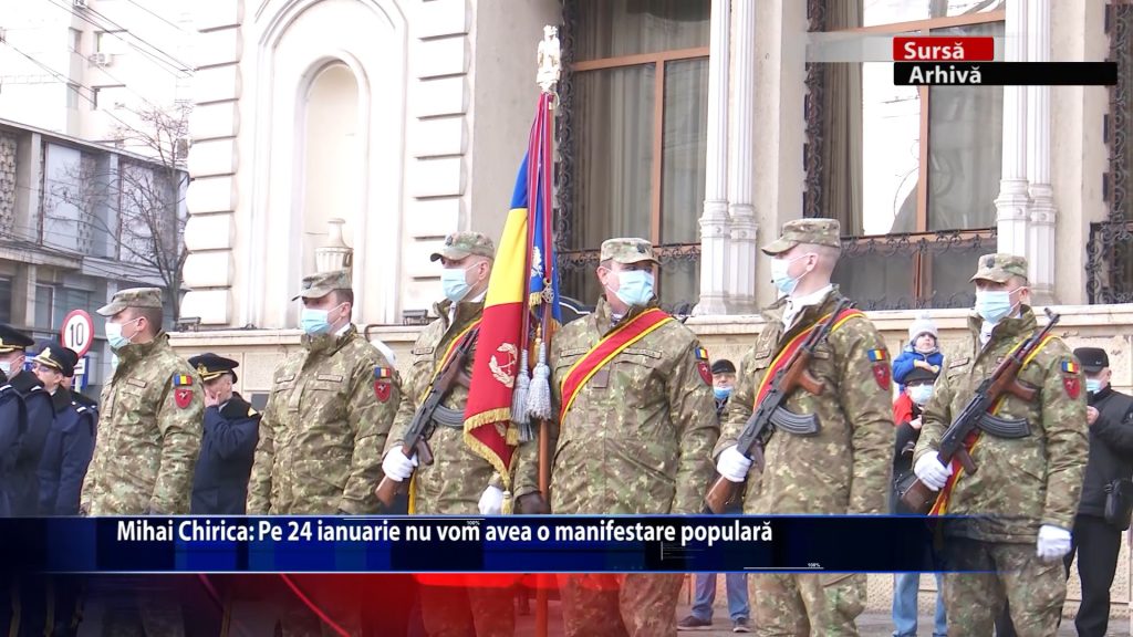 Mihai Chirica: Pe 24 ianuarie nu vom avea o manifestare populara