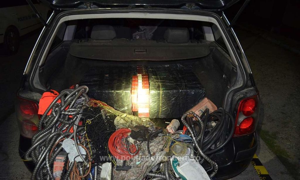 Polițiștii de frontieră au reținut 40.000 ţigarete de contrabandă în valoare de aproximativ 20.000 de lei
