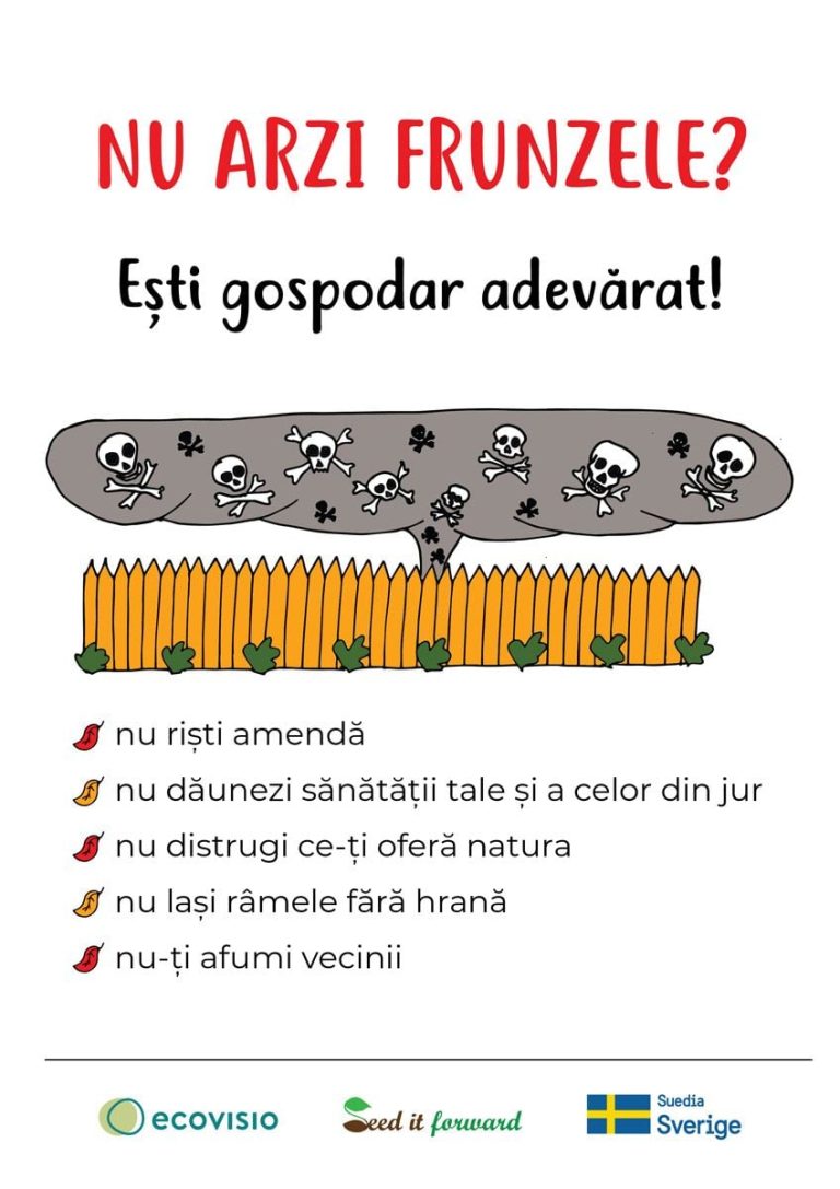 Nu arzi frunzele? Atunci ești un gospodar adevărat