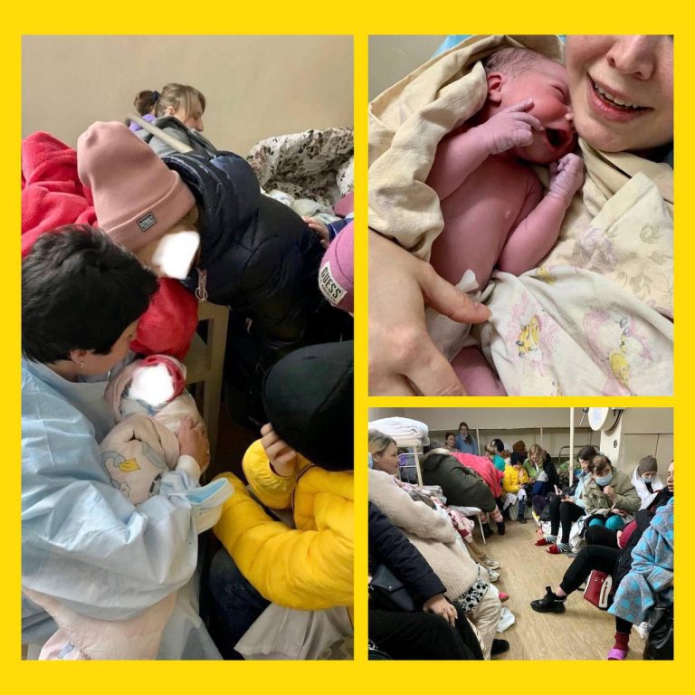 EMOȚIONANT! 6 copii s-au născut în adăposturile ucrainene și în adăposturile anti-bombă!