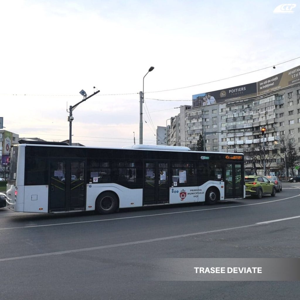 Modificarea traseelor pentru unele tramvaie și autobuze de 9 mai