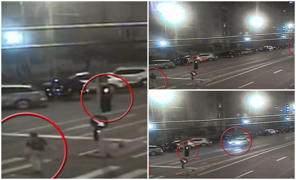 O femeie a ajuns în comă, la spital, după ce a fost spulberată de o maşină a Poliţiei Locale