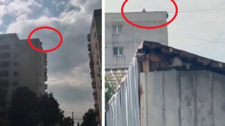 Video. Un bărbat s-a aruncat în gol de pe un bloc cu opt etaje din Ploiești