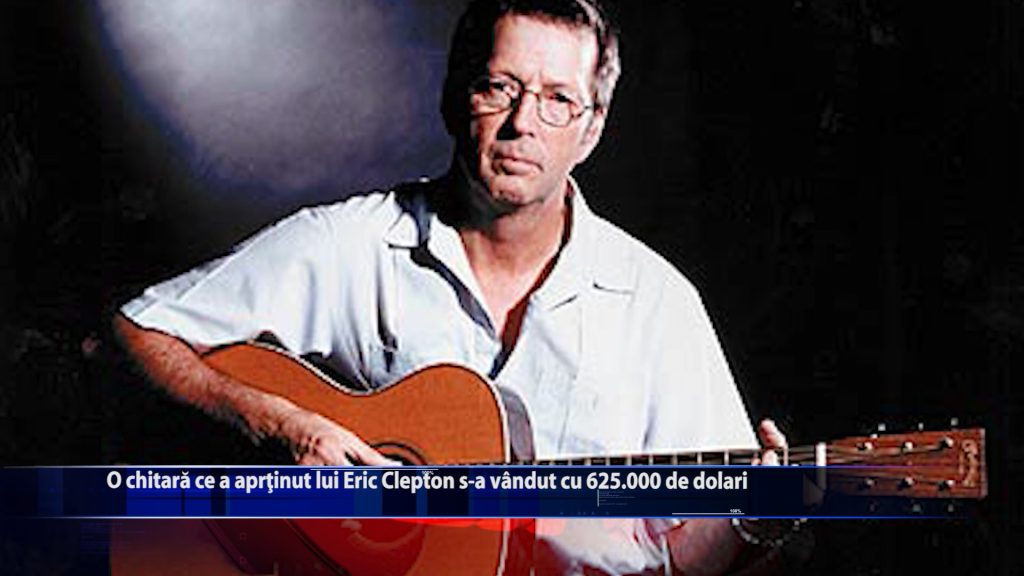 O chitară ce a aparținut lui Eric Clepton s-a vândut cu 625.000 de dolari
