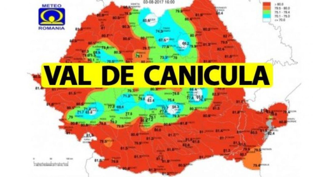 Caniculă la Iași! Meteorologii au avertizat cod galben și cod portocaliu pentru toată țara