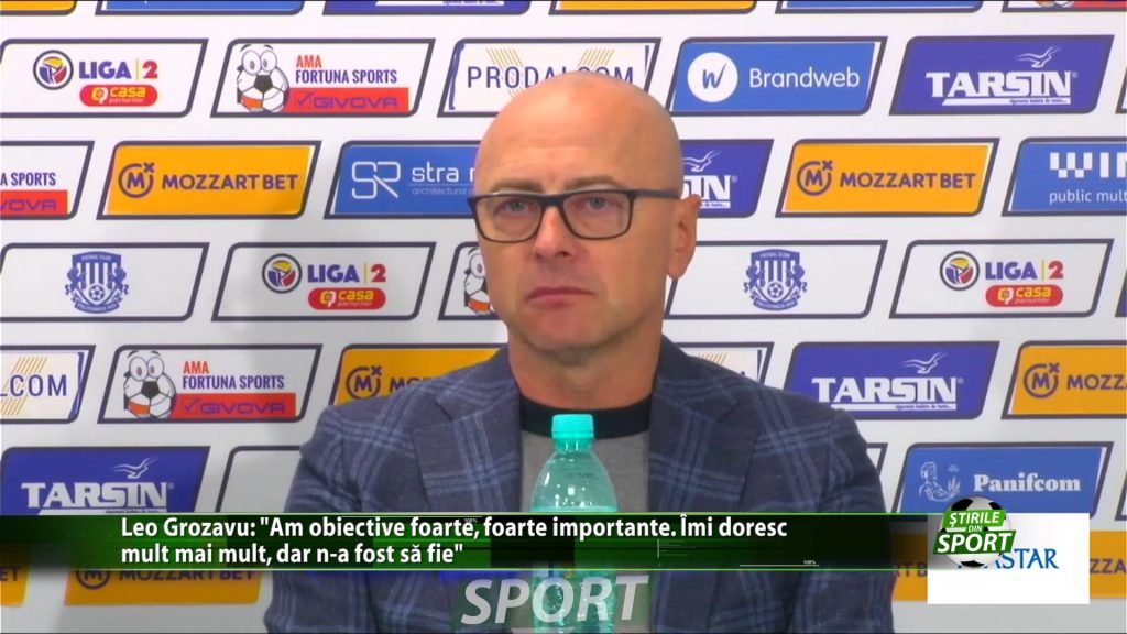 Leo Grozavu: „Am obiective foarte, foarte importante. Imi doresc mult mai mult, dar n-a fost sa fie”