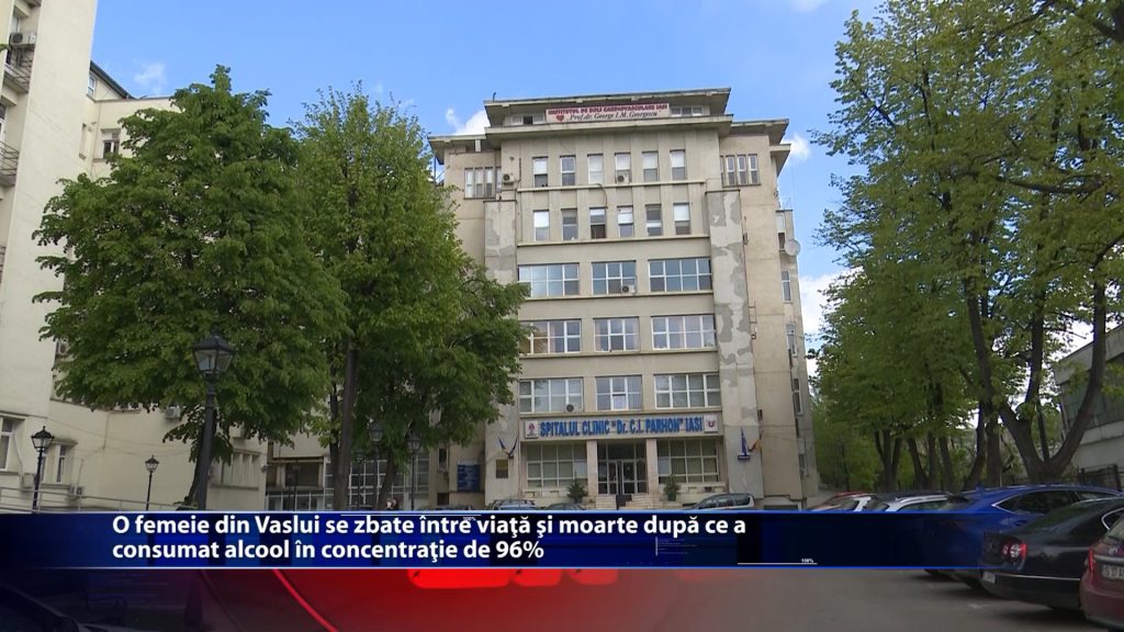 O femeie din Vaslui se zbate intre viata si moarte dupa ce a consumat alcool in concentratie de 96%