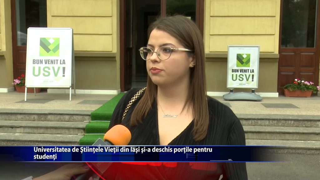 Universitatea de Stiintele Vietii din Iasi si-a deschis portile pentru studenti