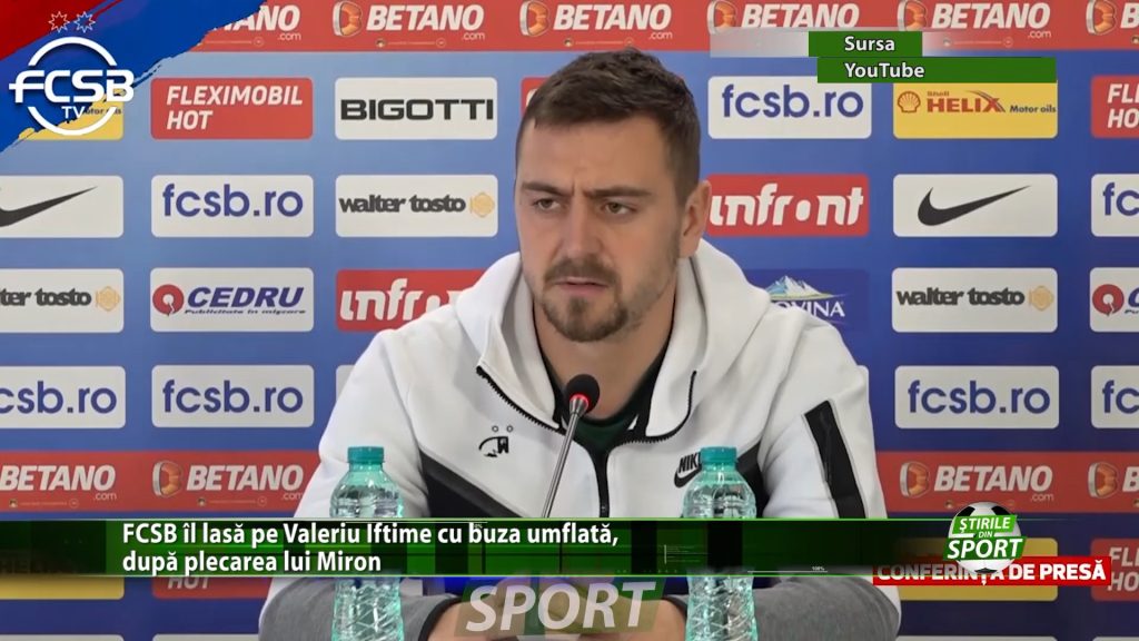 FCSB il lasa pe Valeriu Iftime cu buza umflata, dupa plecarea lui Miron