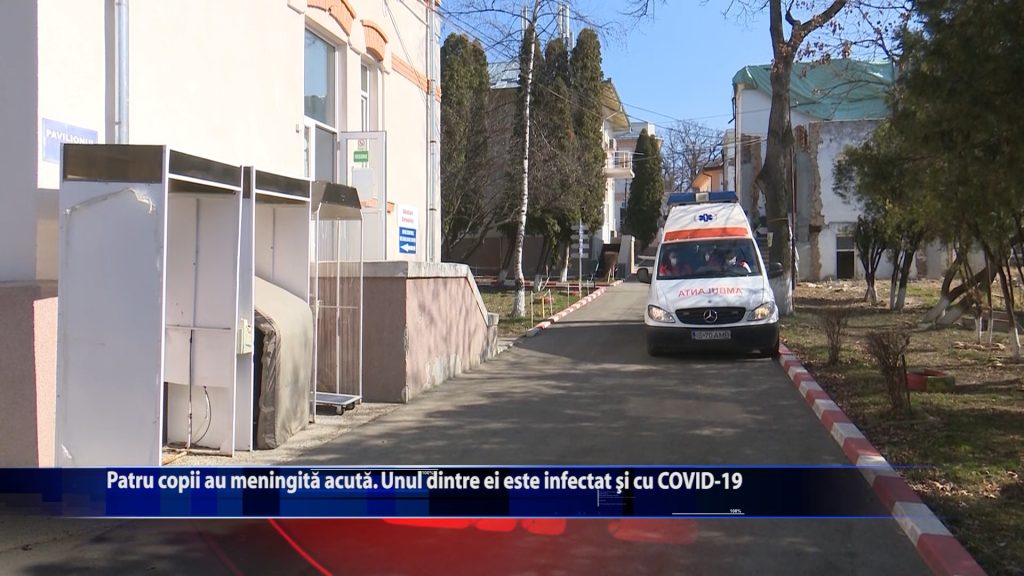 Patru copii au meningita acuta. Unul dintre ei este infectat si cu COVID-19