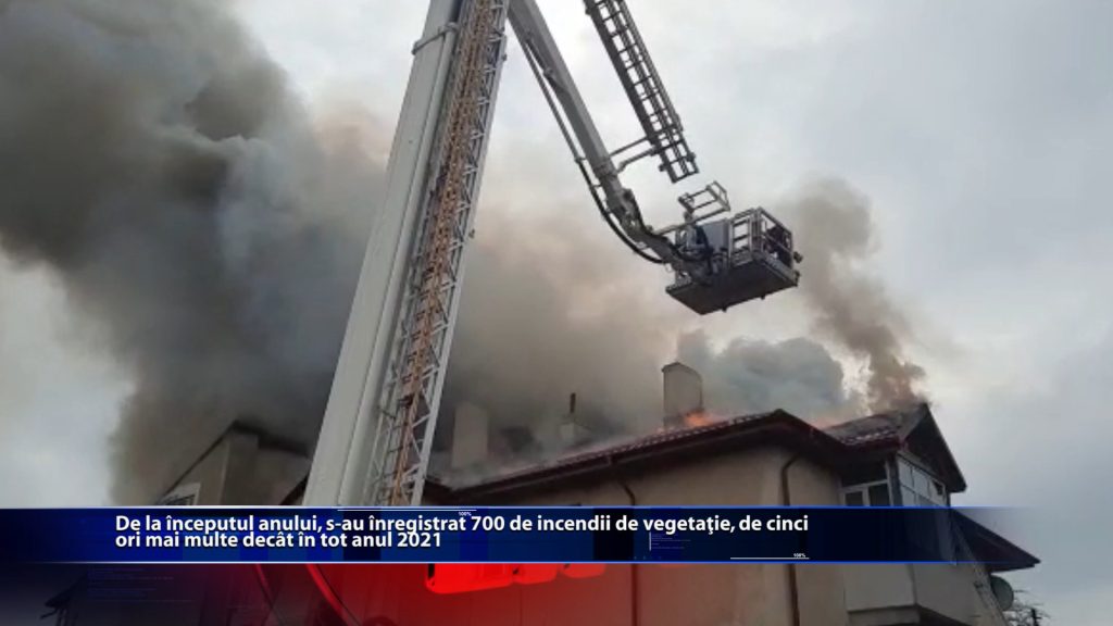 De la inceputul anului, s-au inregistat 700 de incendii de vegetatie, de cinci ori mai multe decat in tot anul 2021