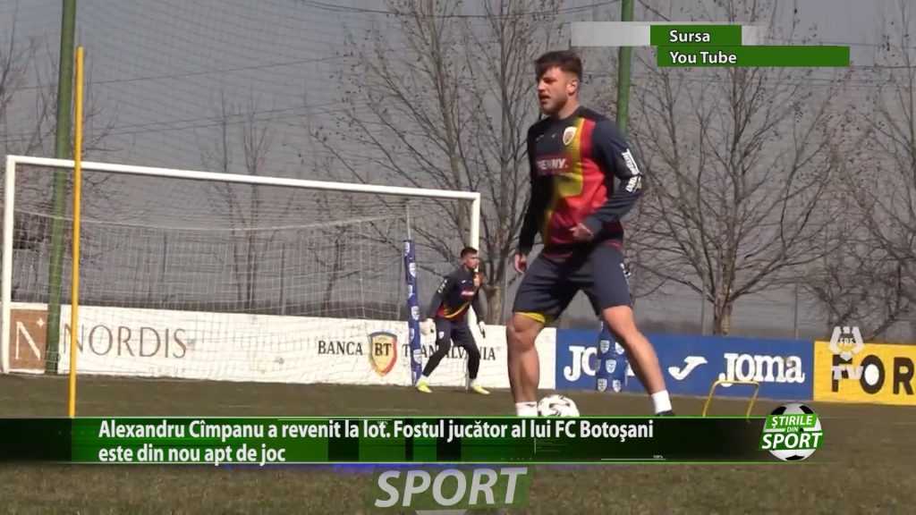 Alexandru Cimpanu a revenit la lot. Fostul jucator al lui FC Botosani este din nou apt de joc. Cu ce ganduri pleaca la drum?