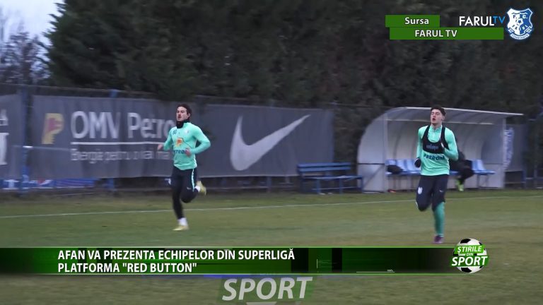 AFAN VA PREZENTA ECHIPELOR DIN SUPERLIGA PLATFORMA „RED BUTTON”