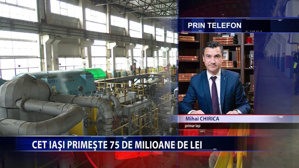 CET IASI PRIMESTE 75 DE MILIOANE DE LEI