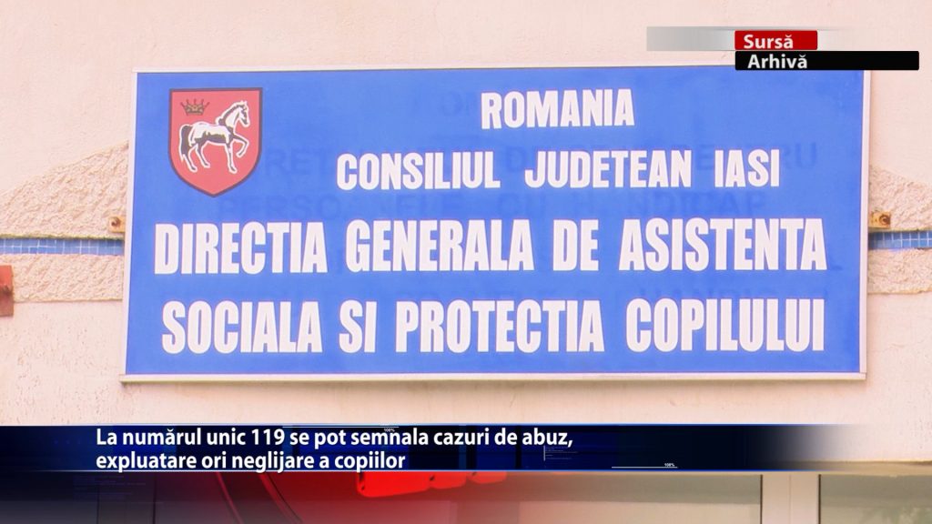 La numarul unic 119 se pot semnala cazuri de abuz, exploatare ori neglijare a copiilor