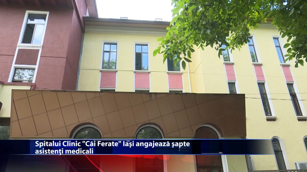 Spitalul Clinic „Cai Ferate” Iasi angajeaza sapte asistenti medicali