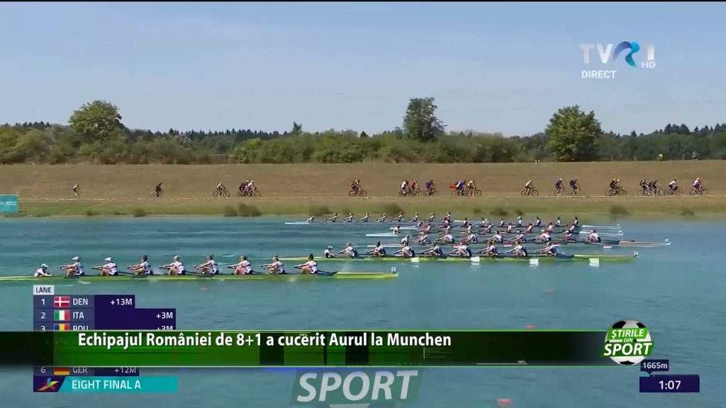 Echipajul Romaniei de 8+1 a cucerit Aurul la Munchen