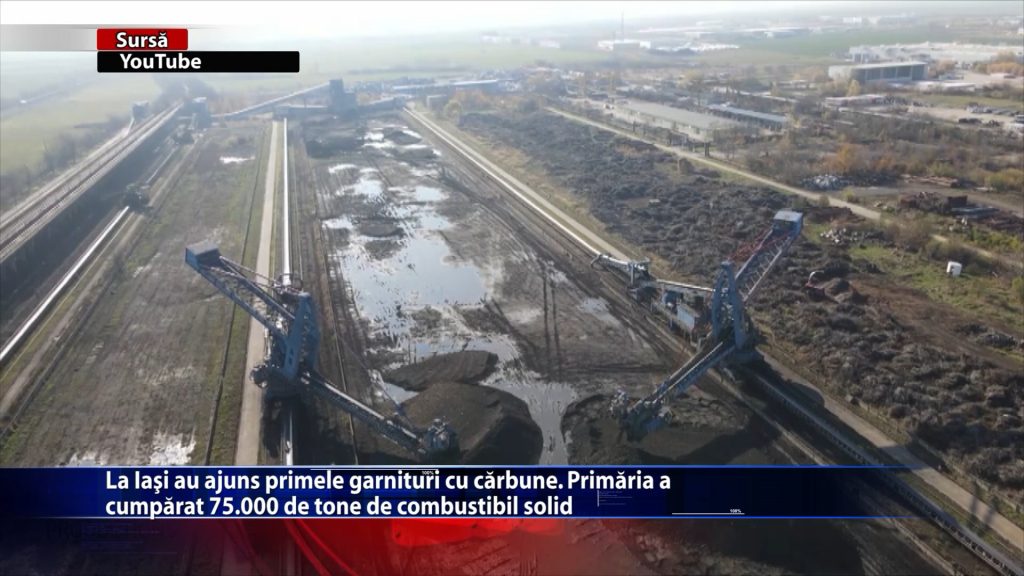 La Iasi au ajuns primele garnituri cu carbune. Primaria a cumparat 75.000 de tone de combustibil solid
