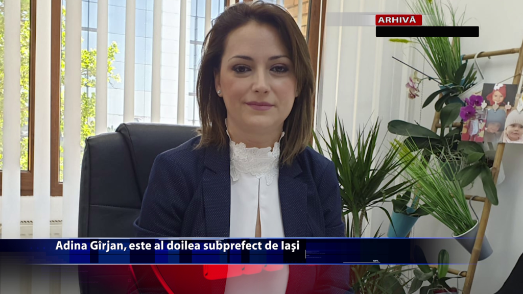 Adina Girjan, este al doilea subprefect de Iasi
