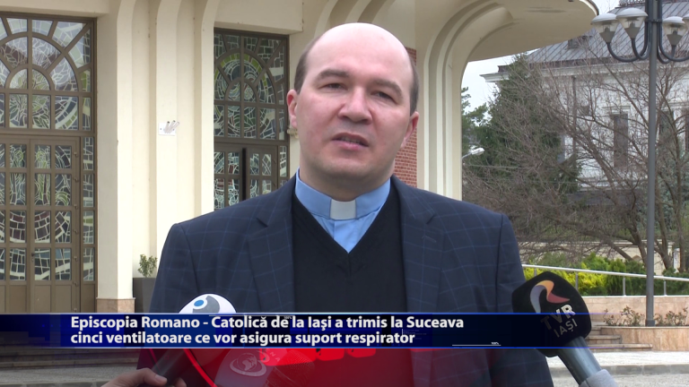 Episcopiei Romano Catolice de Iasi a trimis la Suceava cinci ventilatoare ce vor asigura suport respirator