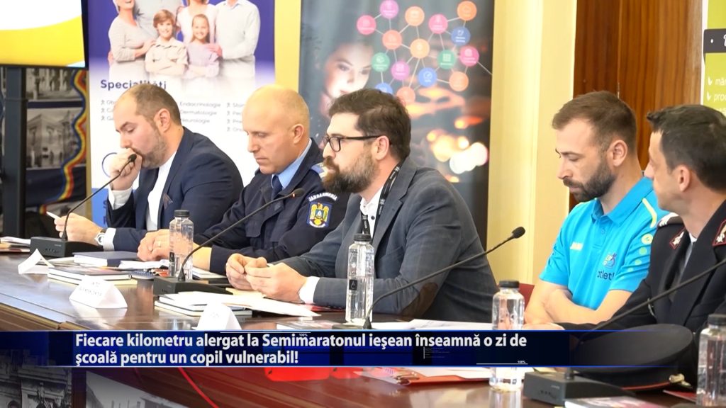 Fiecare kilometru alergat la Semimaratonul iesean inseamna o zi de scoala pentru un copil vulnerabil!
