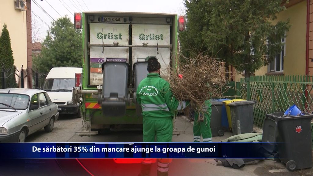 De sarbatori 35% din mancare ajunge la groapa de gunoi