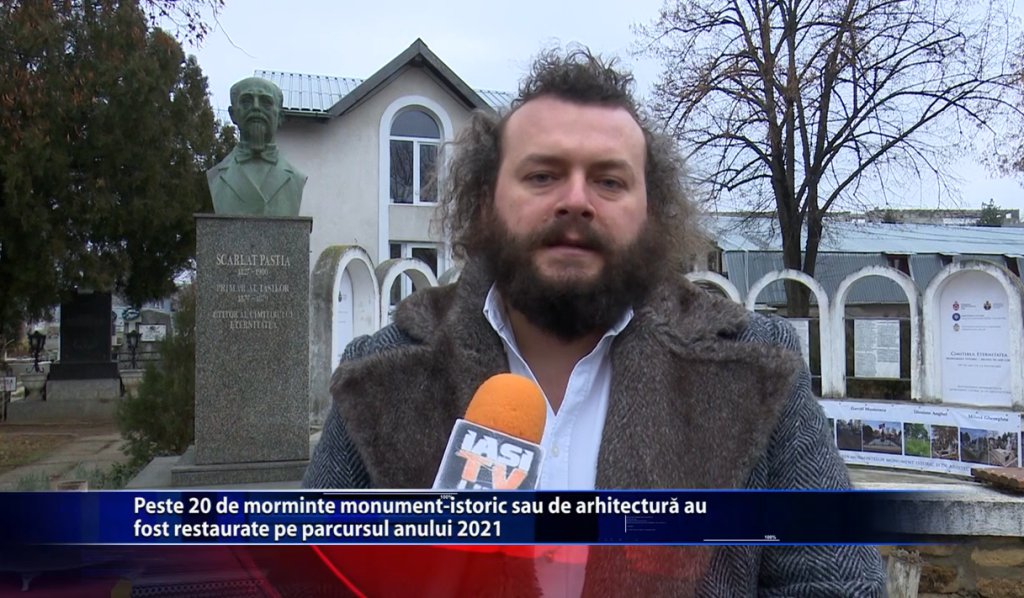 Peste 20 de morminte monumet-istoric sau de arhitectura au fost restaurate pe parcursul anului 2021