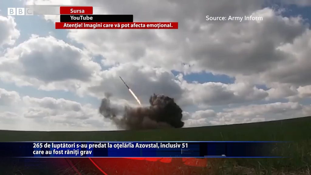 265 de luptatori s-au predat la otelaria Azovstal, inclusive 51 care au fost raniti grav