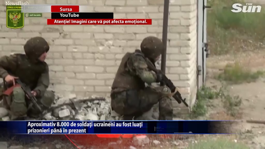 Aproximativ 8.000 de soldati ucraineni au fost luati prizonieri pana in prezent