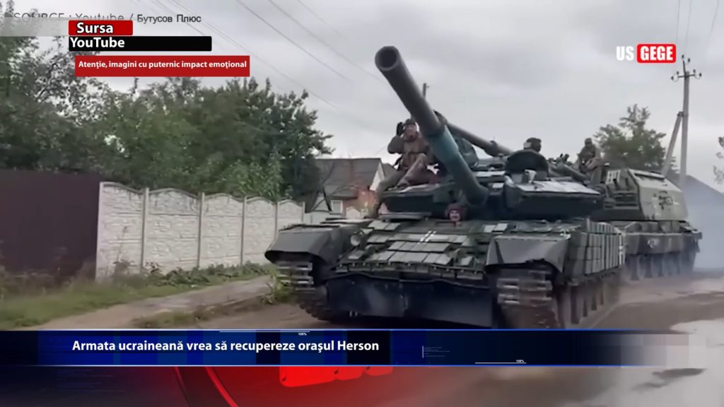 Armata ucraineana vrea sa recupereze orasul Herson