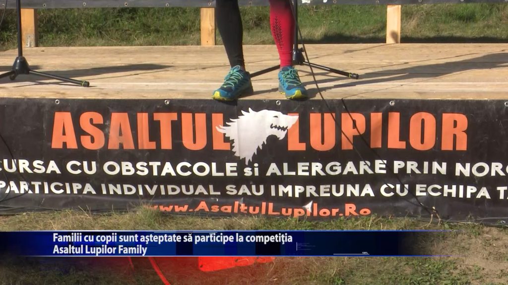 Familii cu copii sunt asteptate sa participe la competitia Asaltul Lupilor Family