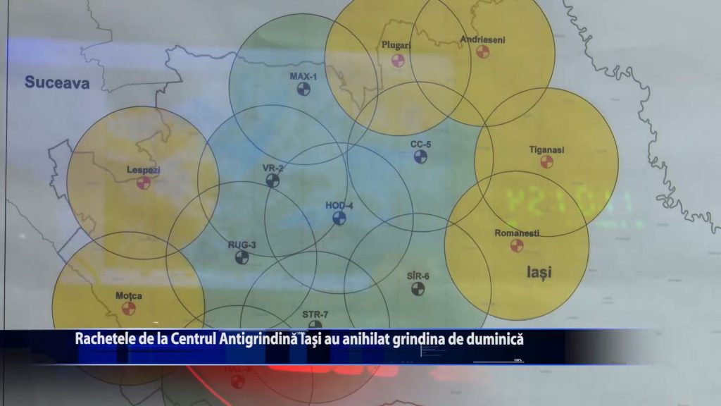 Rachetele de la Centrul Antigrindina Iasi au anihilat grindina de duminica