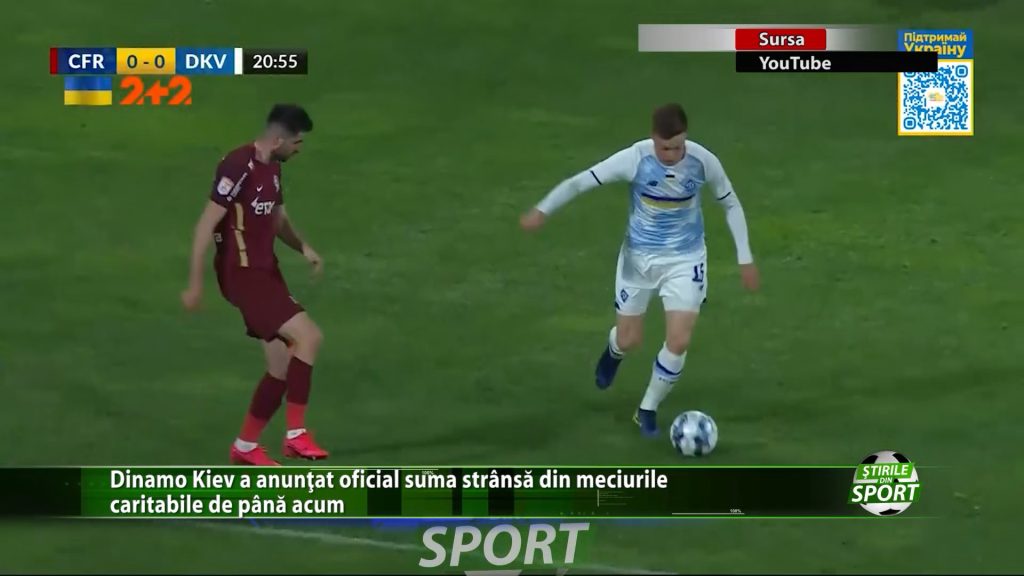 Dinamo Kiev a anuntat oficial suma stransa din meciurile caritabile de pana acum