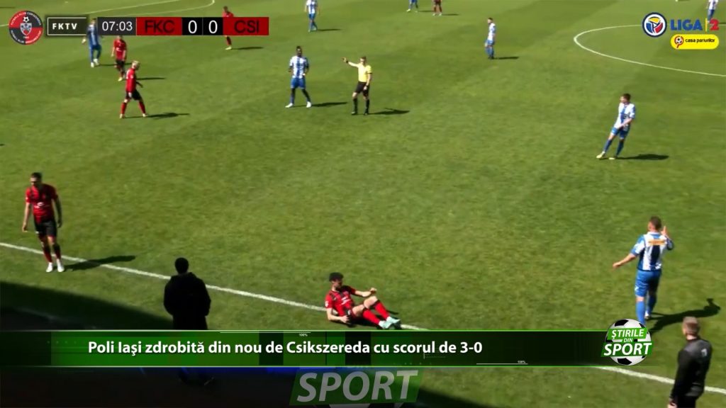 Poli Iasi zdrobita din nou de Csikszereda cu sorul de 3-0. Iesenii nu au miscat in front la Miercurea Ciuc