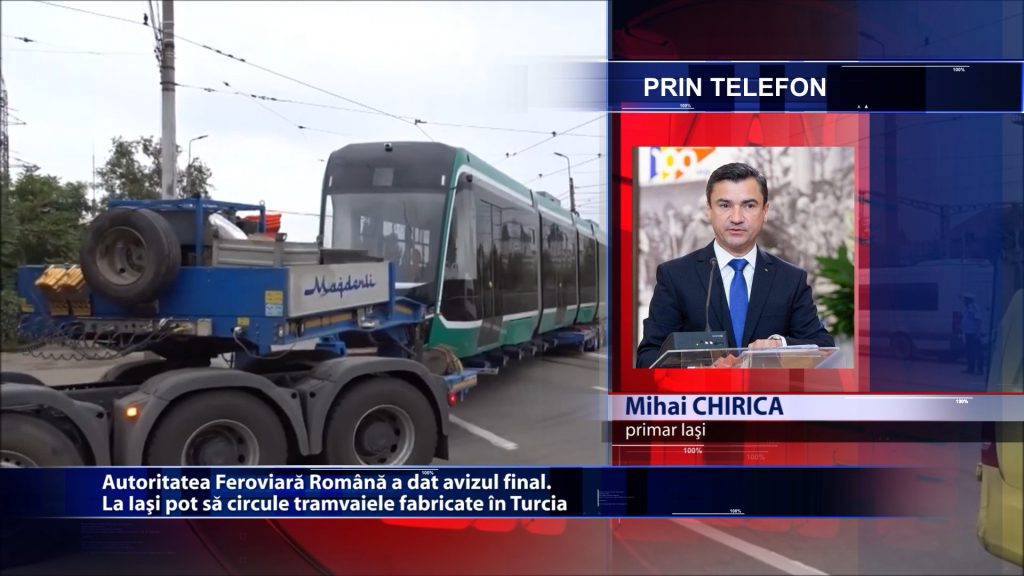Autoritatea Feroviara Romana a dat avizul final pentru ca la Iasi sa circule tramvaiele fabricate in Turcia