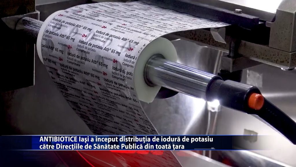 ANTIBIOTICE Iasi a inceput distributia de iodura de potasiu catre Directiile de Sanatate Publica din toata tara