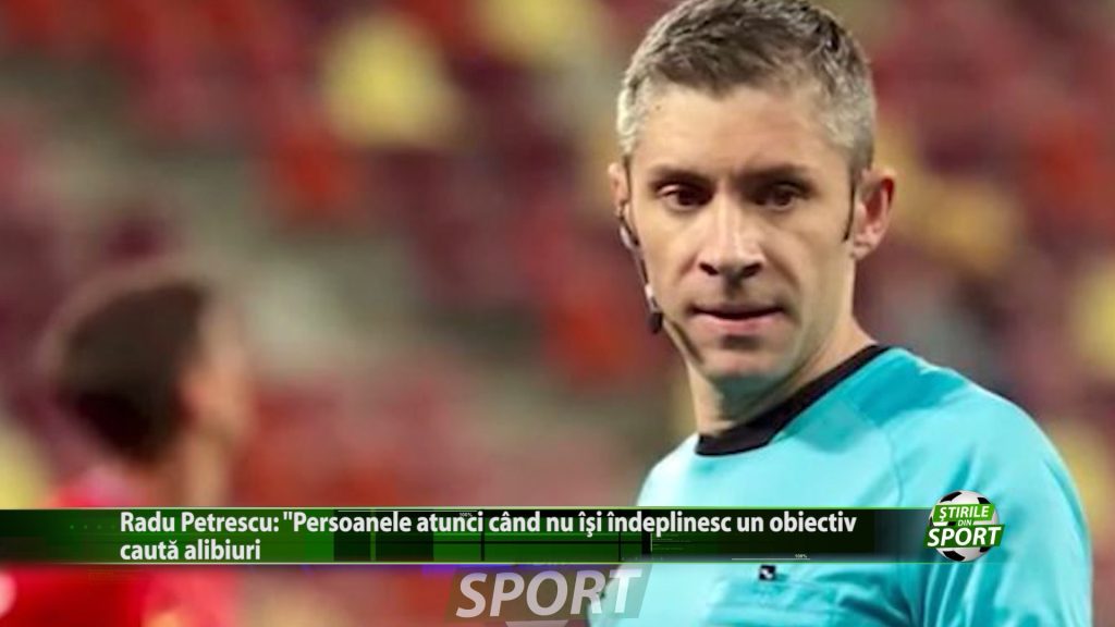 Radu Petrescu: „Persoanele atunci când nu îsi îndeplinesc un obiectiv cauta alibiuri