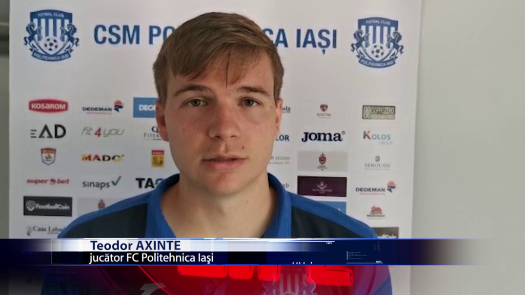Portarul Teodor Axinte a debutat în Liga I la varsta de 20 de ani