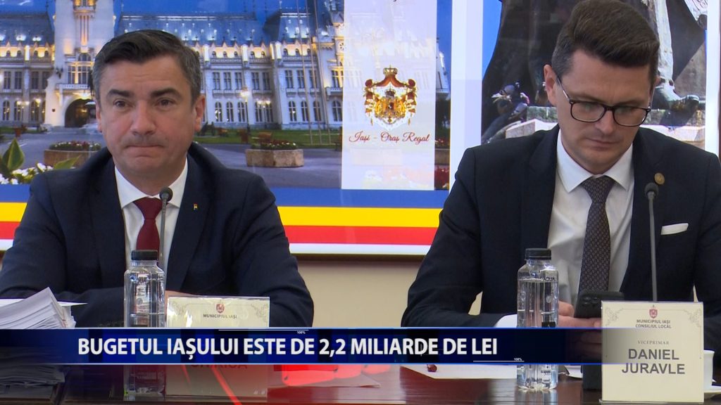 BUGETUL IASULUI ESTE DE 2,2 MILIARDE DE LEI