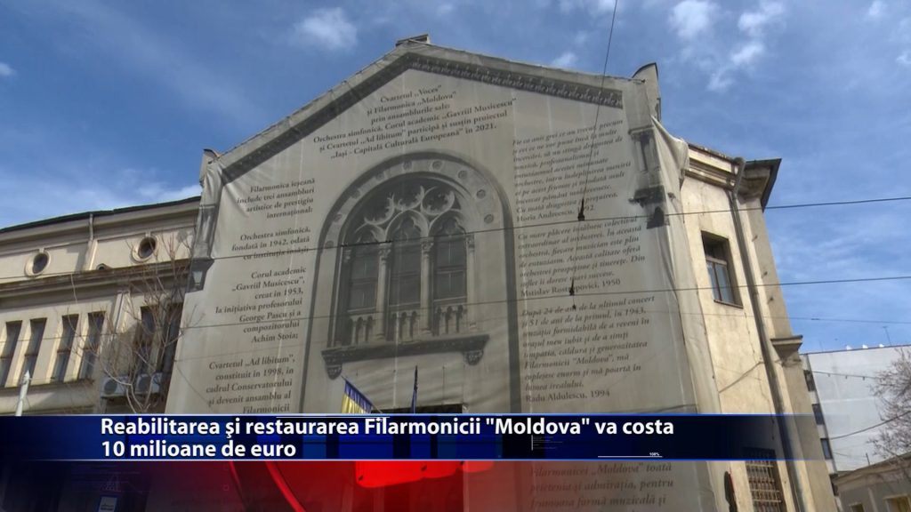 Reabilitarea si restaurarea Filarmonicii ,,Moldova” va costa peste 10 milioane de EURO