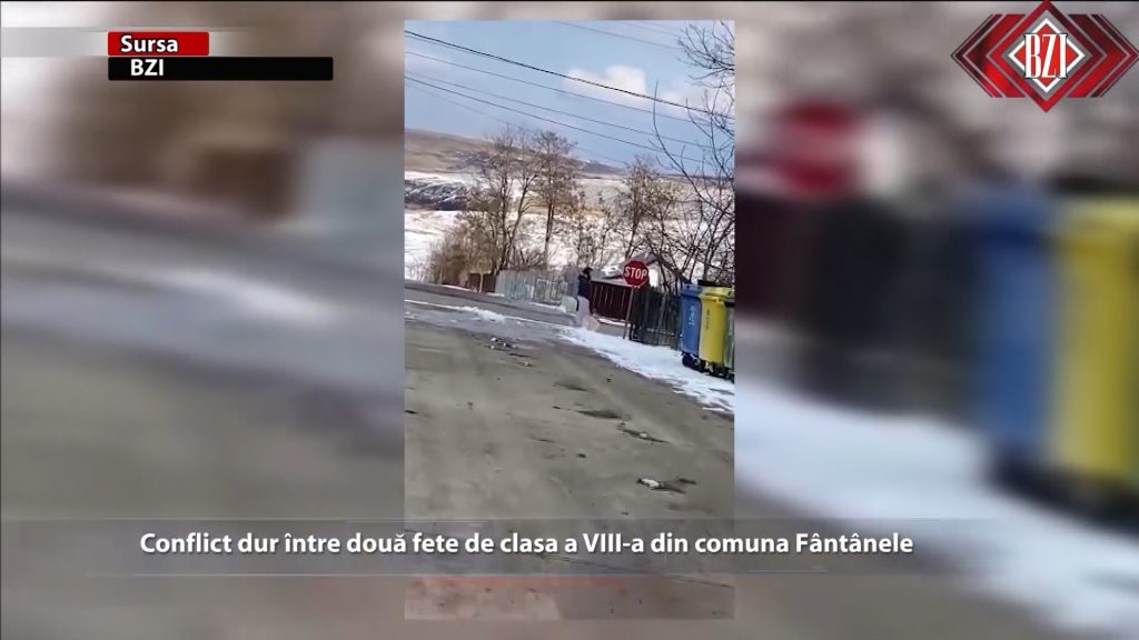 Conflict dur intre doua fete de clasa a VIII-a din comuna Fantanele