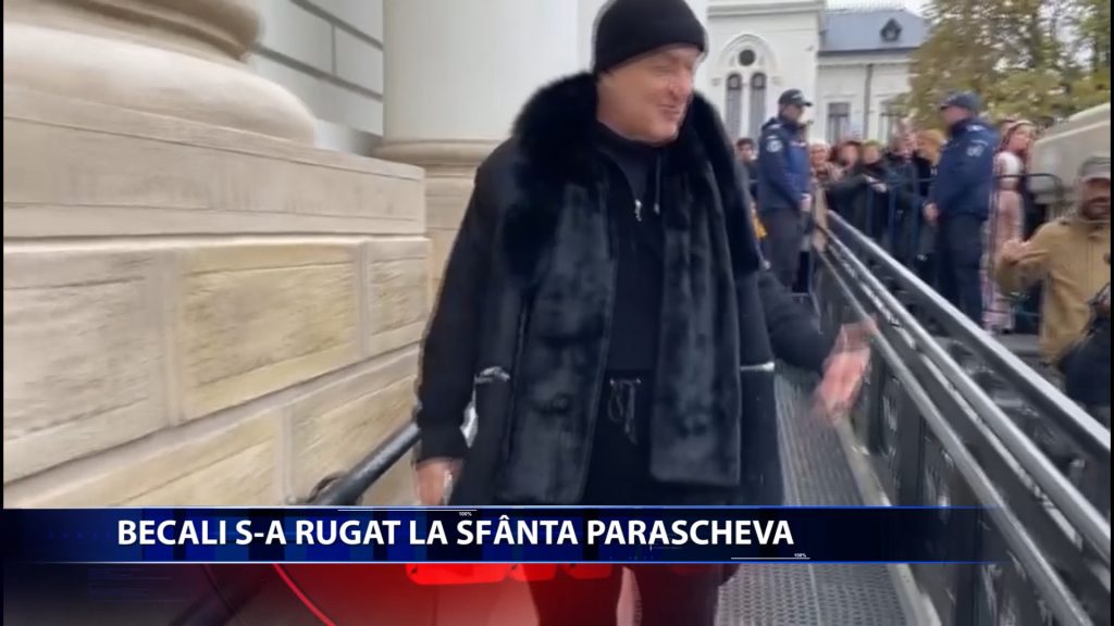 Dupa ce FCSB a luat 10 goluri de la danezi, Gigi Becali a venit sa se roage pentru o minune la Sfanta Parascheva