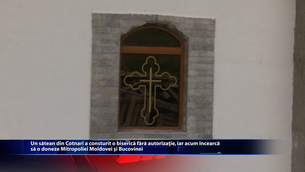 Un satean din Cotnari a construit o biserica fara autorizatie, iar acum incearca sa o doneze Mitropoliei Moldovei si Bucovinei