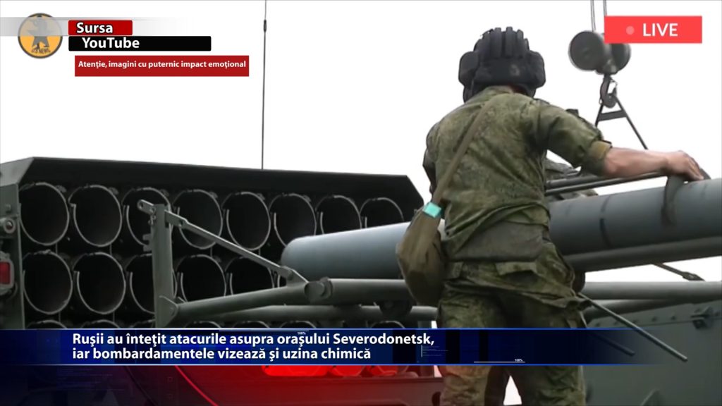 Rusii au intetit atacurile asupra orasului Severodonetsk, iar bombardamentele vizeaza si uzina chimica