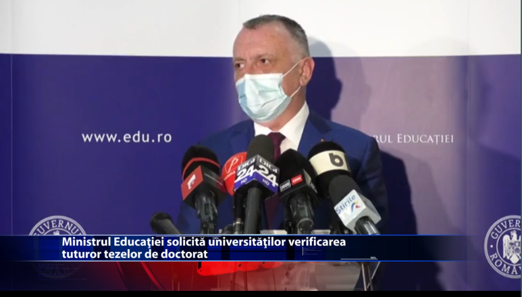 Ministrul Educatiei solicita universitatilor verificarea tuturor tezelor de doctorat