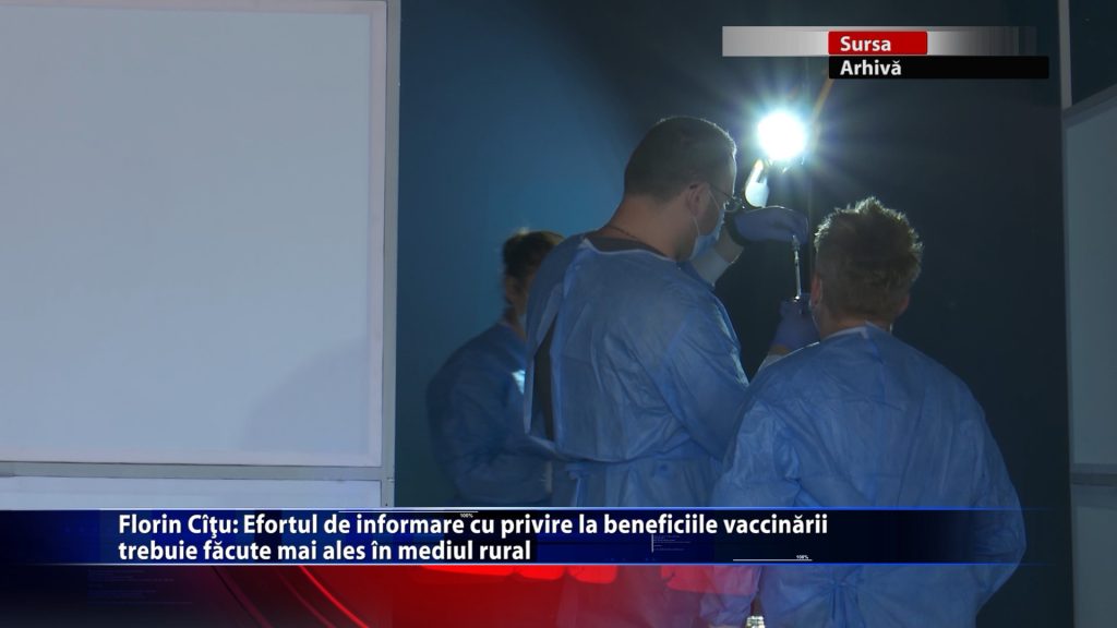 Efortul de informare cu privire la vaccinării trebuie făcute mai ales în mediul rural
